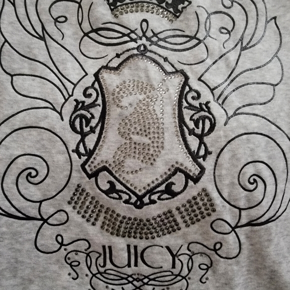 Vintage Juicy Couture track jacket with puffed shoulders. Silver lining . Large - Picture 8 of 9